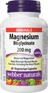 Suplemento Webber Naturals Bisglicinato de Magnésio 200mg