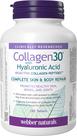 Suplemento Webber Naturals Collagen30 com ácido hialurônico 180 comprimidos