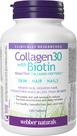 Suplemento Webber Naturals Collagen30 com biotina 120 comprimidos