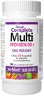 Suplemento Webber Naturals para mulheres com mais de 50 anos, o multivitamínico mais completo