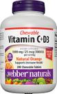 Suplemento Webber Naturals Vitamina C+D3 200 comprimidos