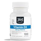 Suplemento Whole Foods Market 365 - Vitamina D3 1000 UI (100 Cápsulas)