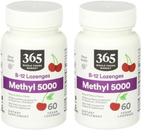 Suplemento Whole Foods Market Methyl B-12 5000mcg Cherry 60 pastilhas (pacote com 2)