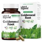 Suplemento Wild & Organic Goldenseal Root 1000mg 60 cápsulas
