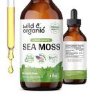 Suplemento Wild & Organic Sea Moss Drops 120 ml com Bladderwrack