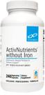 Suplemento XYMOGEN ActivNutrients sem ferro 240 cápsulas