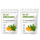 Suplemento YKJHCSL Óleo de Orégano Softgels 6000mg com semente preta