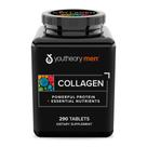 Suplemento Youtheory Mens Collagen Advanced com Biotina - 390g