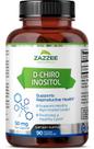 Suplemento Zazzee D-Chiro-Inositol 50mg - 90 Cápsulas Veganas