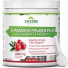 Suplemento Zazzee D-Mannose Powder Plus 2000 mg 67 porções