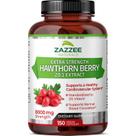 Suplemento Zazzee Extra Strength Hawthorn Berry 8000mg