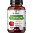 Suplemento Zazzee Extrato de Romã Extra Strength 5000 mg
