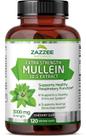 Suplemento Zazzee Extrato de Verbasco Extra Strength 3000 mg 120 cápsulas