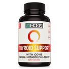 Suplemento Zhou Thyroid Support Complex 30 porções 60 cápsulas