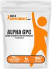 Suplementos a granel Alpha GPC em pó 300 mg de colina 1 kg sem glúten
