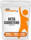Suplementos a granel de betacaroteno em pó 250g 900mg por porção