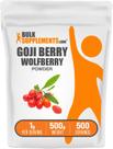 Suplementos a granel em pó de bagas de goji 500 g veganos sem glúten
