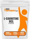 Suplementos a granel em pó de L-Carnitina HCl 250 g 500 mg por porção