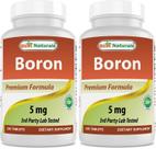 Suplementos Best Naturals Boro 5 mg 240 Tabletas (Paquete de 2)