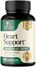 Suplementos cardíacos Nature's Nutrition 1650 mg com CoQ10 60 cápsulas