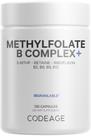 Suplementos Codeage Metilfolato B Complex 120 cápsulas