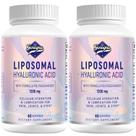 Suplementos de ácido hialurônico lipossomal Genogna 1000 mg, pacote com 2 unidades Suplementos de ácido hialurônico lipossomal Genogna 1000 mg, pacote com 2 unidades