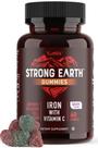 Suplementos de ferro YUM-V'S Strong Earth com gomas de vitamina C
