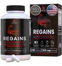 Suplementos de HGH para homens e mulheres recupera o crescimento muscular anabólico natural e o hormônio do crescimento humano para homens, construtor muscular para homens, suplemento de recuperação muscular pós-treino, 240 comprimidos de proteína