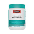 Suplementos de óleo de peixe selvagem Swisse Omega 3 para mulheres e homens 1000 mg Suplementos de óleo de peixe EPA DHA Inodoros - ajudam a manter a saúde do cérebro, olhos e coração 400 cápsulas gelatinosas