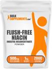 Suplementos de vitamina B3 a granel, niacina em pó sem rubor, 1 kg