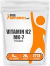 Suplementos de vitamina K2 em pó a granel MK-7 25 g 9 mg por porção