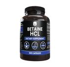 Suplementos dietéticos PURE ORIGINAL INGREDIENTS Betaína HCL 365 cápsulas