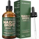 Suplementos Dr. Miraculous Pure NAD+ 1850 mg em gotas líquidas