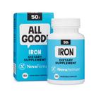 Suplementos em cápsulas de ferro NovaFerrum All Good 50 mg 90 porções
