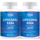 Suplementos Genogna Lipossomal GABA com L-Teanina 1200 mg 120 cápsulas Suplementos Genogna Lipossomal GABA com L-Teanina 1200 mg 120 cápsulas