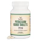 Suplementos: iodeto de potássio de madeira dupla 130mg x180