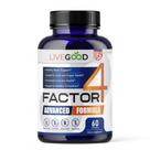 Suplementos LIVEGOOD Factor 4 Omega 3 Óleo de Peixe 60 Cápsulas Gelatinosas