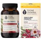 Suplementos Living Alchemy Your Flora Probióticos Women 60 unidades
