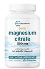 Suplementos Microingredientes Citrato de Magnésio Puro 500mg