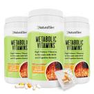 Suplementos NaturalSlim Metabolic Vitamins, pacote com 3 Suplementos NaturalSlim Metabolic Vitamins, pacote com 3