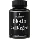 Suplementos para maximizar a espessura do cabelo, biotina e colágeno, 10000mcg