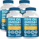 Suplementos PrimeMD 5 em 1 Óleo de peixe Omega 3 2100 mg (120 cápsulas)