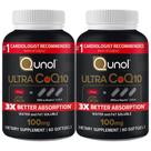 Suplementos Qunol CoQ10 100 mg Softgels 60 unidades (pacote com 2)
