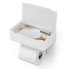 Suporte 3x1 Branco - Lenços Umedecidos / Papel Higiênico / Celular 1329 - Arthi