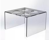 Suporte 4 Furos 2,5cm Batatas Pizza Cone Temaki Sorvete