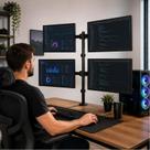 Suporte 4 Monitores Articulado Gamer Mesa Suporte 4 Monitores Articulado Gamer Mesa