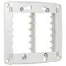 Suporte 4x4 Para 6 Módulos Branco Miluz - S3b76140 - Schneider Suporte 4x4 Para 6 Modulos Br Schneider