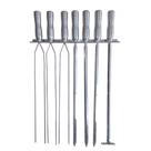 Suporte 6 Espetos Churrasco + 1 Espalha Brasa com Cabos em Alumínio Pantheon Suporte 6 Espetos Churrasco + 1 Espalha Brasa com Cabos em Alumínio Pantheon