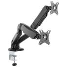 Suporte a gas para 2 monitores 13'' a 27'' vesa 100x100 sm-341b