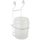 Suporte Aço Inox C/ Lixeira Cesto 2,5 Litros P/ Barra 7081